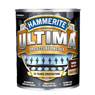 METALLIVÄRV HAMMERITE MATT PRUUN 0,7 L