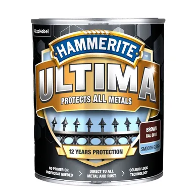 METALLIVÄRV HAMMERITE LÄIKIV PRUUN 0,7 L