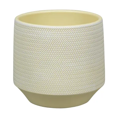 KERAAMILINE ÜMBRISPOTT NDT SEBASTIAN 17X16,5CM KREEMIKAS
