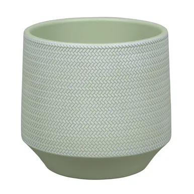 KERAAMILINE ÜMBRISPOTT NDT SEBASTIAN 13,5X13,5CM HELEROHELINE
