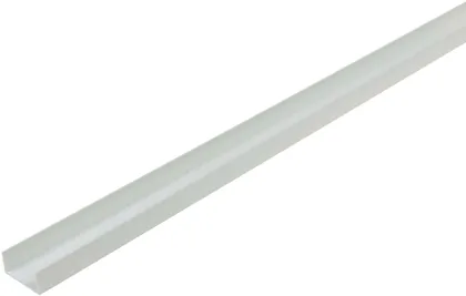 PVC U-PROFIIL CEZAR 21X10X1X1000MM VALGE RAL9003