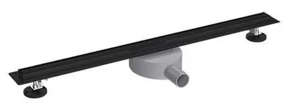 DUŠIRENN NORDLINE 100X3CM PÖÖRATAV 360° SLIM, MUST MATT