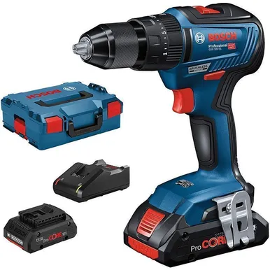AKULÖÖKTRELL BOSCH GSB 18V-55, LB 2X4.0PRC, 18V-40
