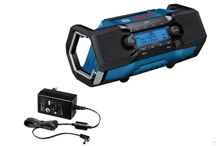 RAADIO BOSCH GPB 18V-2 SC, ILMA AKU JA LAADIJATA