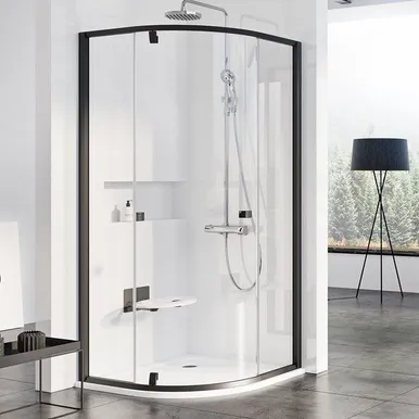 DUŠIKABIIN RAVAK PIVOT PSKK3-100, 100X190CM MUST ALUSETA