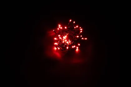 JÕULUVALGUSTUS 60LED 5,9M PUNANE PATAREITOIDE IP44