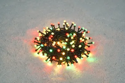 JÕULUVALGUSTUS 200LED 13,9M PUNANE/KOLLANE/ROHELINE IP44