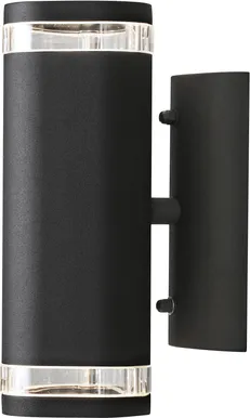 VÄLISVALGUSTI KONSTSMIDE MODENA SEINALE 2X35W IP44 GU10 MUST