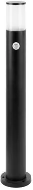 VÄLISVALGUSTI DALIA BOLLARD E27 15W IP54 80 CM MUST SENSOR
