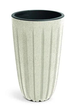 LILLEPOTT PROSPERPLAST WARIO ECO WOOD Ø29CM VALGE