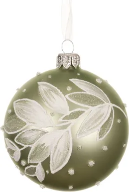 JÕULUKUUL OKS TÄPPIDEGA KLAAS Ø8CM ROHELINE