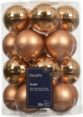 JÕULUKUULID Ø6CM KLAAS HELEPRUUN 10TK PAKIS