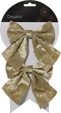 JÕULUPUU EHE LIPS 12X13CM KULDNE 2TK PAKIS