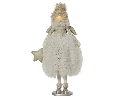 JÕULUKUJU INGEL 22X18X43CM BEEŽ