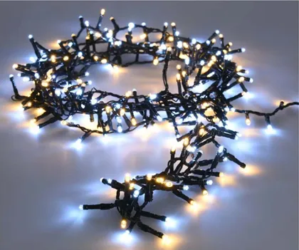 JÕULUVALGUSTUS 200LED 4M IP44 3XAA SOE/KÜLM VALGUS