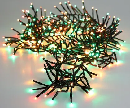 JÕULUVALGUSTUS 200LED 4M IP44 MITMEVÄRVILINE 3XAA