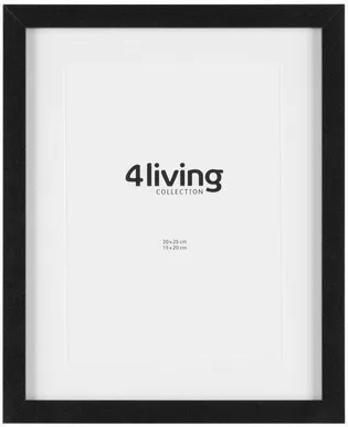 PILDIRAAM 4LIVING NICE 20X25CM MUST
