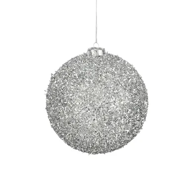 JÕULUKUUL MICA DECORATIONS Ø15CM HÕBE