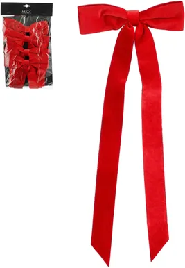 JÕULUKAUNISTUS MICA DECORATIONS LIPS 19X48CM PUNANE