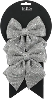 JÕULUKAUNISTUS MICA DECORATIONS LIPS 2TK HÕBE