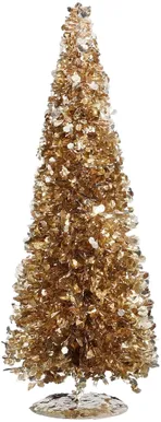 JÕULUKUJU MICA DECORATIONS KUUSK 40X15CM METALNE