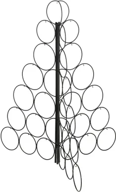 KOKKUVOLDITAV METALL KUUSK MICA DECORATIONS 71X71X78CM MUST