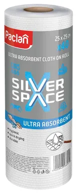 PUHASTUSLAPP PACLAN SILVER SPACE KORDUVKASUTATAV, 40TK RULLIS