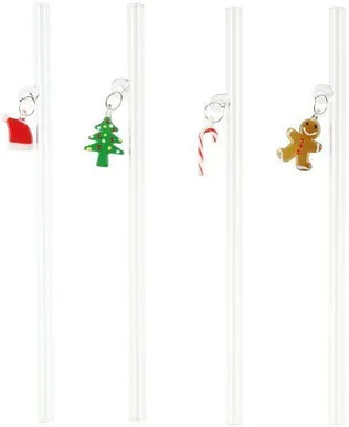 KLAASIST KÕRRED DEKORATSIOONIGA 20CM, 4TK