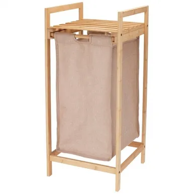 PESUKAST RIIULIGA 33X33X73CM, BAMBUS/TAUPE