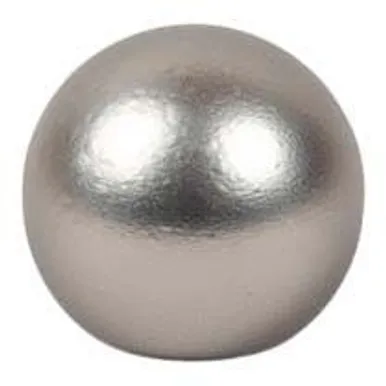 KARDINAPUU OTSIK DEKORIKA KULA LÄIKIV HÕBEDANE Ø19MM MATT 2TK PAKIS