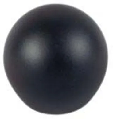 KARDINAPUU OTSIK DEKORIKA KULA Ø19MM MUST MATT 2TK PAKIS