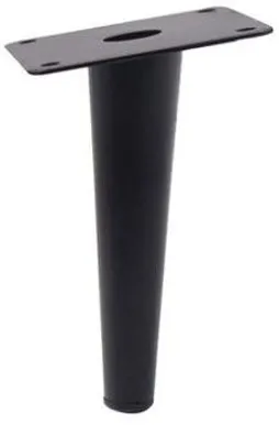 MÖÖBLIJALG 32X200MM VILTUNE KITSENEV JALG, MUST