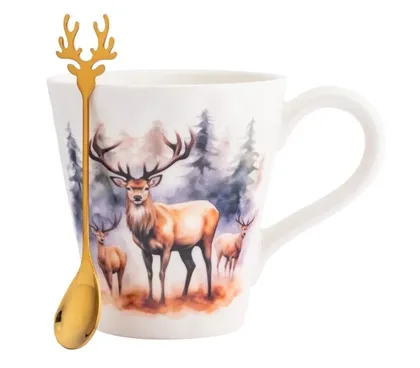 KOMPLEKT ALTOM DESIGN JÕULU TASS 480ML + LUSIKAS