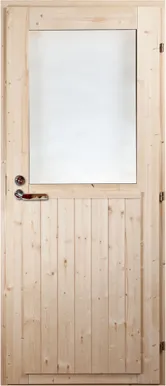 VÄLISUKS NORDIC TIMBER PRODUCTS PUIDUST SUURE KLAASIGA 8X19 PAREM