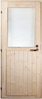 VÄLISUKS NORDIC TIMBER PRODUCTS PUIDUST SUURE KLAASIGA 8X19 VASAK