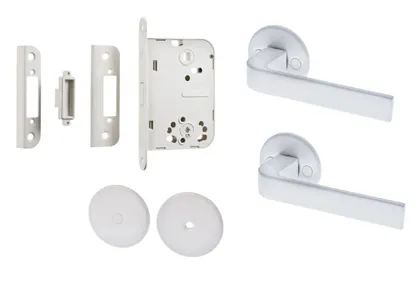 MAGNETLUKU KOMPLEKT VALNES PIMEKILBIGA, VALGE