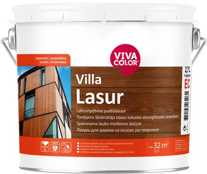 PUIDULASUUR VIVACOLOR VILLA LASUR 2,7L VÄRVITU TOONIMISALUS