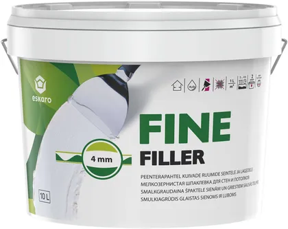 PAHTEL ESKARO FINE FILLER VALGE 10L/17KG