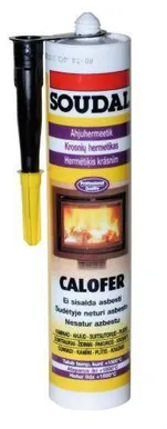 AHJUHERMEETIK SOUDAL CALOFER +1500C 300ML MUST AHJUSUUDELE