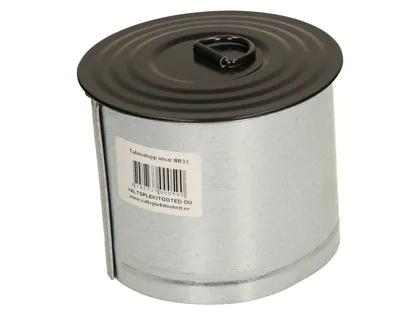 TAHMATOPP ÜMAR 100MM MUST