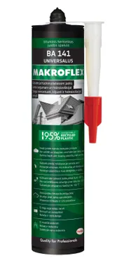 HERMEETIK VEEKINDEL MAKROFLEX BA 141 MUST 280ML KATUSE
