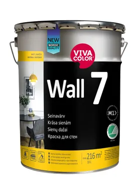 SEINAVÄRV VIVACOLOR WALL 7 VALGE (A) 18L MATT