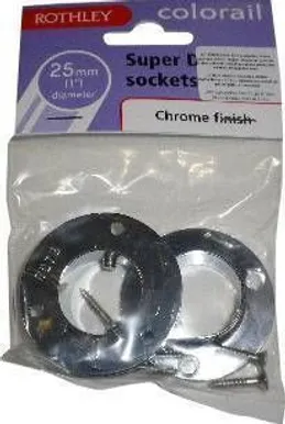 TERASTORUKANDUR SEIN-OTS 25MM KROOM 2TK