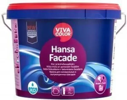 KIVIFASSAADIVÄRV VIVACOLOR HANSA FACADE 2,7L VALGE TÄISMATT