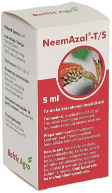 KAHJURITE TÕRJEVAHEND BALTIC AGRO NEEMAZAL-T/S 5ML