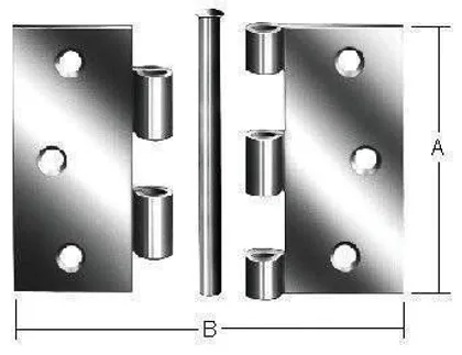 HING 75X75MM EKSTRA TUGEV
