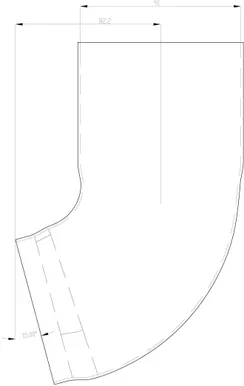 ALUMINE OTS VIHMAVEETORULE PLASTMO 90MM PRUUN