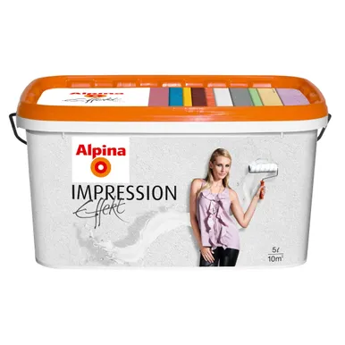 STRUKTUURVÄRV ALPINA IMPRESSION EFFEKT 5L VALGE MATT