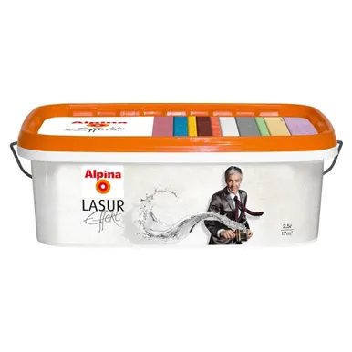 DEKORATIIVVÄRV ALPINA LASUR EFFEKT 2,5L KULDNE