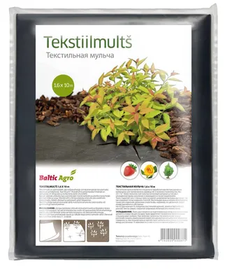 TEKSTIILMULTŠ BALTIC AGRO 1,6X10M 16M² 50G/M² VÄIKEPAKK